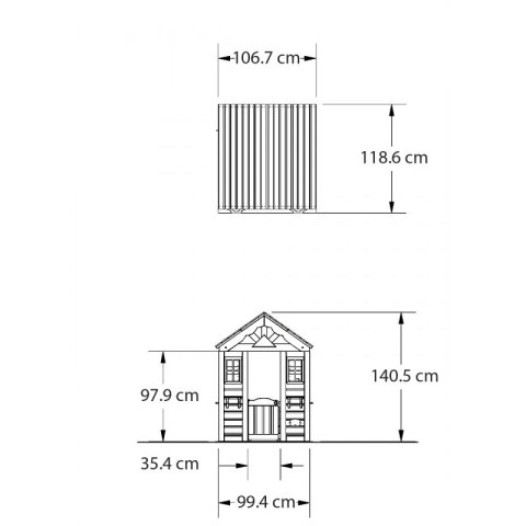 Drewniany Domek Ogrodowy dla Dzieci Timberlake Backyard Discovery Step2