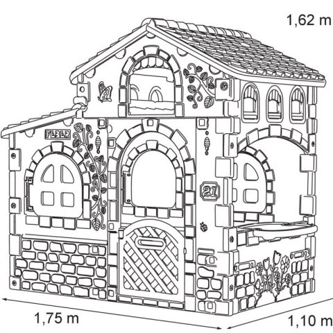 Feber Duży Domek Ogrodowy dla Dzieci Sweet House