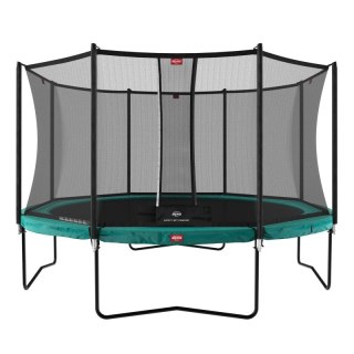 BERG Trampolina Champion 430 cm + Siatka Net Deluxe Twinspring Gold