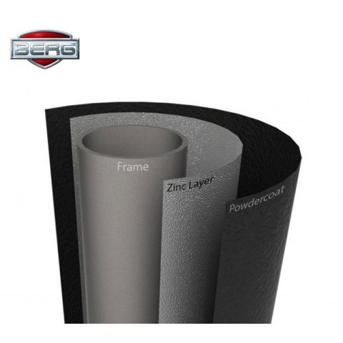 BERG Trampolina Champion 430 cm + Siatka Net Deluxe Twinspring Gold