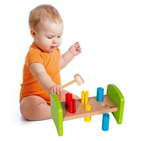 CLASSIC WORLD Drewniana Przybijanka z Młotkiem Bujana