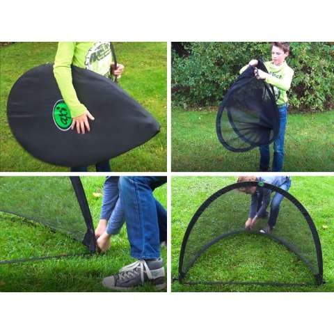 Dwie składane Bramki do piłki nożnej + torba AXI