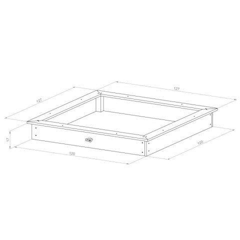 Sunny Piaskownica Sandy z Drogą/Torem dla Samochodów