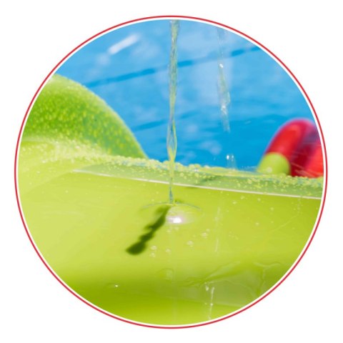 WOOPIE Duża Zjeżdżalnia Sunny 180 cm z Natryskiem Wodnym Ślizg Wodny