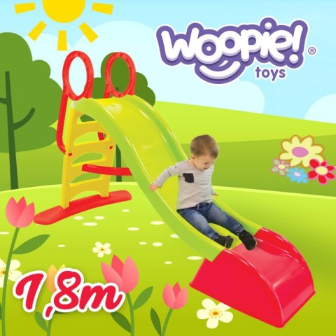 WOOPIE Duża Zjeżdżalnia Sunny 180 cm z Natryskiem Wodnym Ślizg Wodny