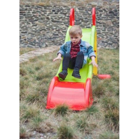 WOOPIE Duża Zjeżdżalnia Sunny 180 cm z Natryskiem Wodnym Ślizg Wodny