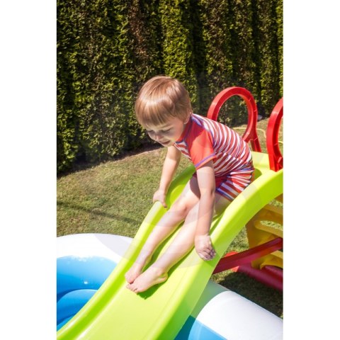 WOOPIE Duża Zjeżdżalnia Sunny 180 cm z Natryskiem Wodnym Ślizg Wodny