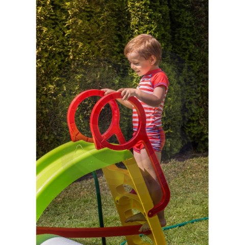 WOOPIE Duża Zjeżdżalnia Sunny 180 cm z Natryskiem Wodnym Ślizg Wodny