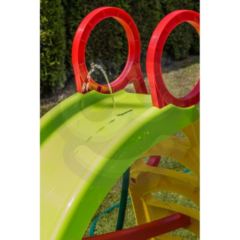 WOOPIE Duża Zjeżdżalnia Sunny 180 cm z Natryskiem Wodnym Ślizg Wodny