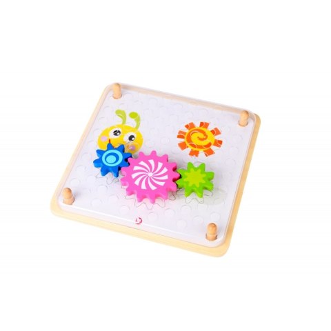 CLASSIC WORLD Układanka Gra Logiczna Ruchome Klocki Koła Zębate