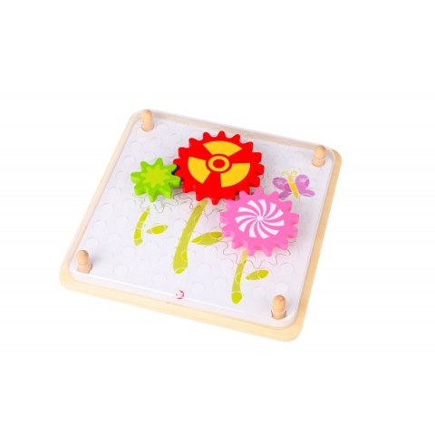 CLASSIC WORLD Układanka Gra Logiczna Ruchome Klocki Koła Zębate