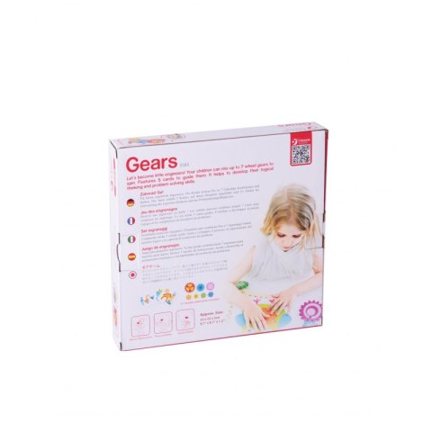 CLASSIC WORLD Układanka Gra Logiczna Ruchome Klocki Koła Zębate