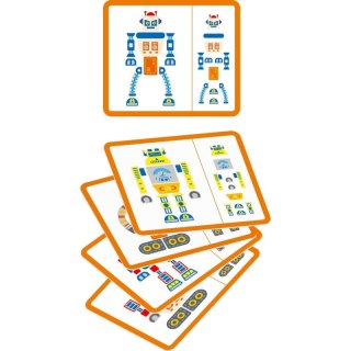 Drewniana Przybijanka Roboty 45 elementów Viga Toys