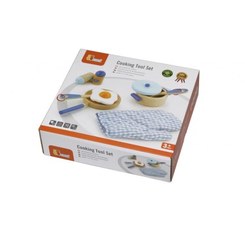 Drewniany Kuchenny Zestaw do gotowania Niebieski Viga Toys