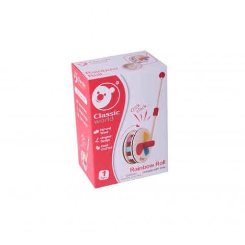 Kolorowy Tęczowy Pchacz Classic World