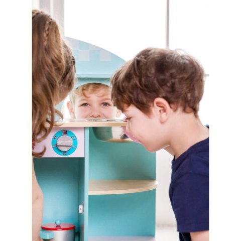 Kuchnia Dla Dzieci Drewniana Niebieska Classic World