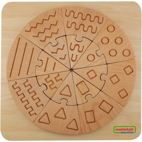 Sortowanie Dotykiem i Wzrokiem - Sorter Wzorów Masterkidz Tabliczka Edukacyjna