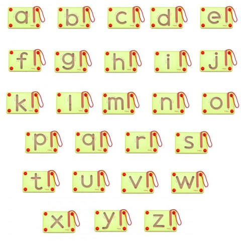 Tabliczki Magnetyczne Nauka Pisania Małe Literki Viga Toys