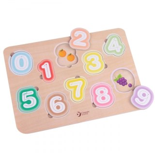 Układanka Cyferki Nauka Cyferek i Liczenia Classic World