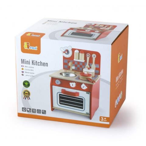 Viga Toys Kuchnia Drewniana dla dzieci + Akcesoria