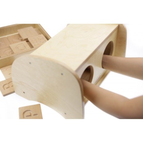 Zabawka Sensoryczna Rozpoznaj Dotykiem Literki Cyfry Kształty Masterkidz