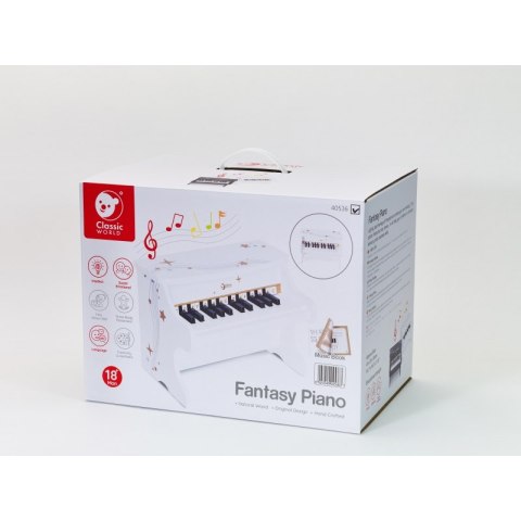 CLASSIC WORLD Pianino Białe