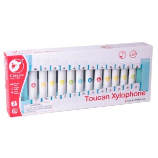Cymbałki Ksylofon Drewniany 12 Tonów Classic World