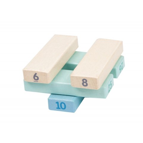 CLASSIC WORLD Drewniana Kolorowa Gra Wieża Deluxe Jenga