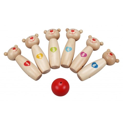 CLASSIC WORLD Drewniane Kręgle Misie