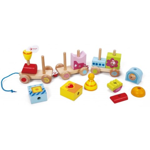 CLASSIC WORLD Drewniany pociąg do ciągania