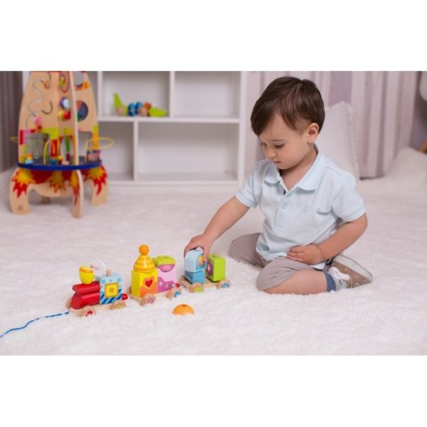 CLASSIC WORLD Drewniany pociąg do ciągania