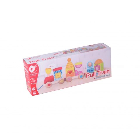 CLASSIC WORLD Drewniany pociąg do ciągania