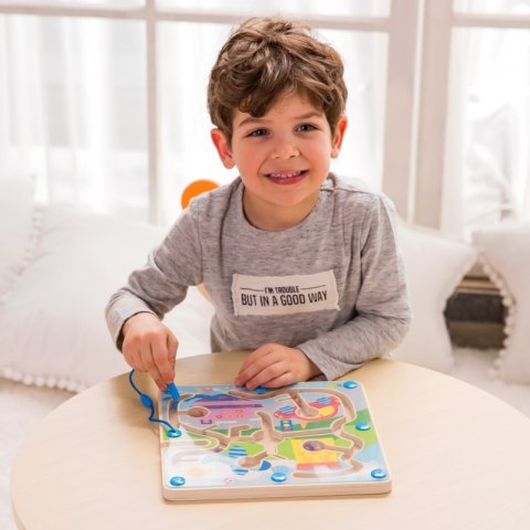 CLASSIC WORLD Układanka Labirynt Magnetyczny Miasta