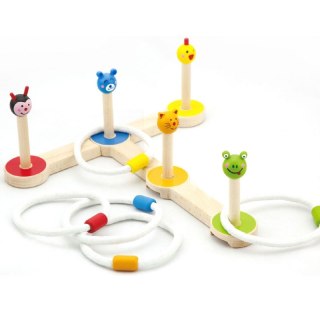 Drewniana gra Rzut pierścnieniem Zwierzątka Viga Toys