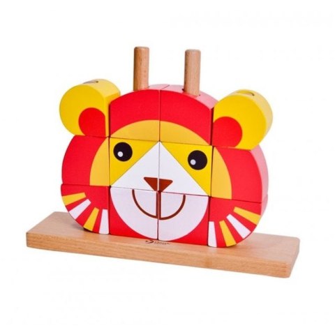 Kreatywne Drewniane Klocki Przestrzenne 3d Classic World LEW