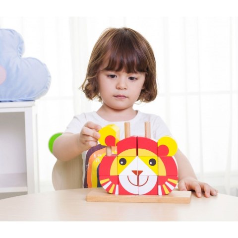 Kreatywne Drewniane Klocki Przestrzenne 3d Classic World LEW