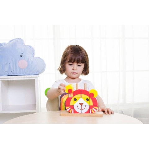 Kreatywne Drewniane Klocki Przestrzenne 3d Classic World LEW