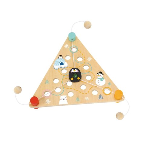 TOOKY TOY Drewniana Gra Zręcznościowa Dla Dzieci Pingwinek