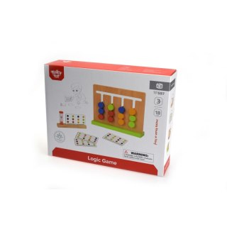 TOOKY TOY Gra Logiczna Układanka na Czas Kolory 30 Wzorów 18 el.