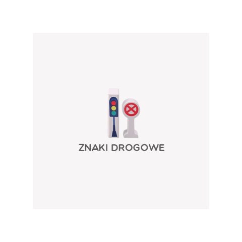 WOOPIE Drewniane Klocki Edukacyjne Zestaw Zbuduj Miasto Puzzle 135 el.