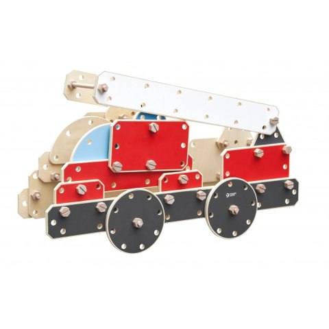 CLASSIC WORLD Ogromne Klocki Konstrukcyjne Drewniane Zestaw Pojazdy