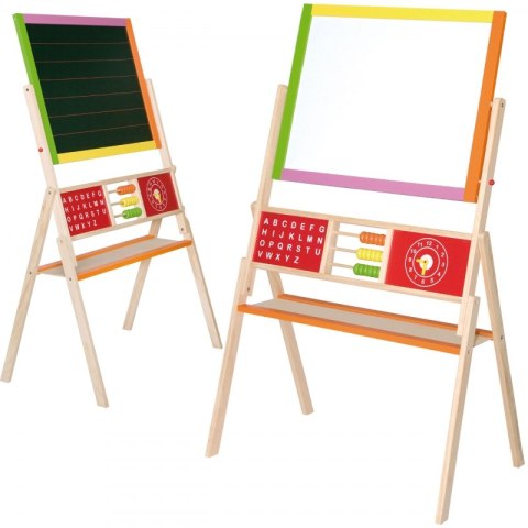 Dwustronna Tablica edukacyjna do rysowania z liczydłem Viga Toys