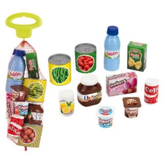 Ecoiffier Zestaw Produktów Spożywczych Puszki Pudełeczka w Siatce