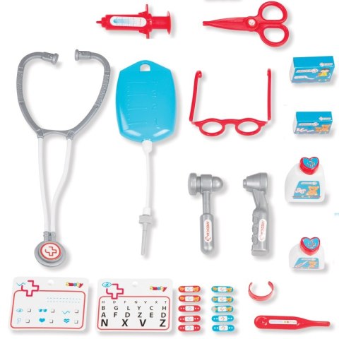 Smoby Elektroniczny Wózek Lekarski dźwięk + Stetoskop w zestawie