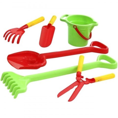 Taczka Ogrodnika + 6 narzędzi