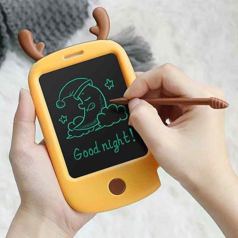 WOOPIE Smartfon Mobilny Telefon Tablet 4,4" dla Dzieci do Rysowania Znikopis Renifer + Rysik