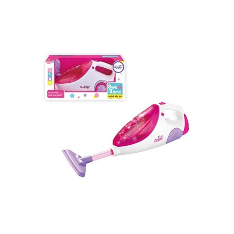 WOOPIE Zabawkowy Odkurzacz Funkcja Ssania dla Dzieci Róż