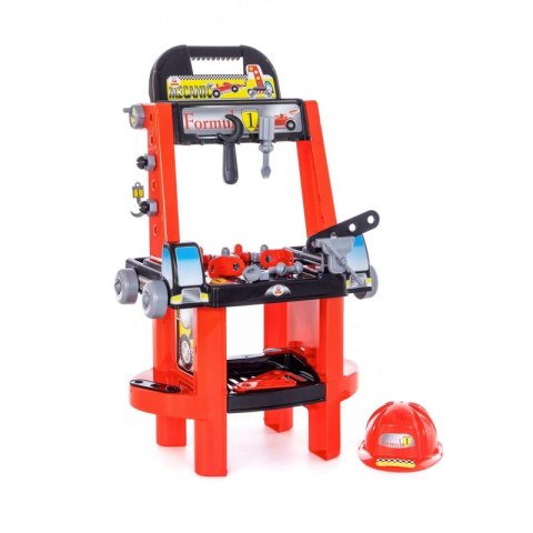 Zestaw Majsterkowicza "Super Mechanik" + Samochód z Burtami i Przyczepą "Volvo" Wader QT Polesie