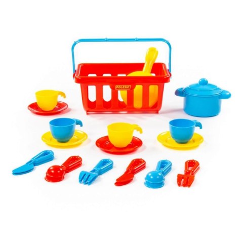 Zestaw Naczyń Top Chef w Koszu 25el.