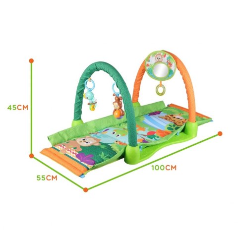 WOOPIE Interaktywna Mata Edukacyjna Sensoryczna Rośnie 4 Ustawienia Zielona